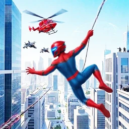 Flying Spider Hero Action Game のアイコン